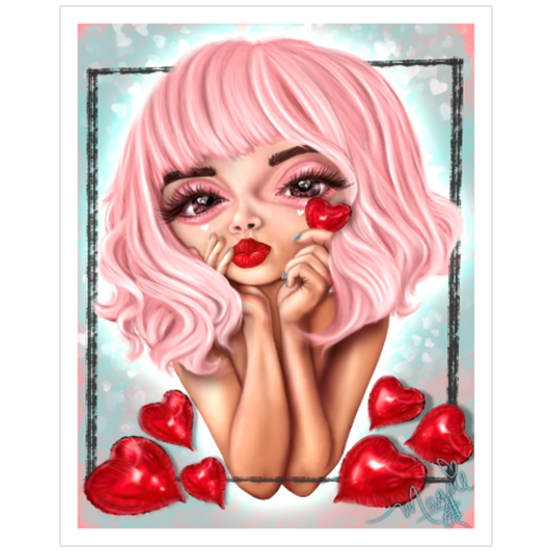 Esme's love story: Fine Art Giclee Print
