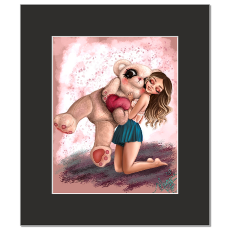 Amia & Winston's Love Story: Fine Art Giclee Print
