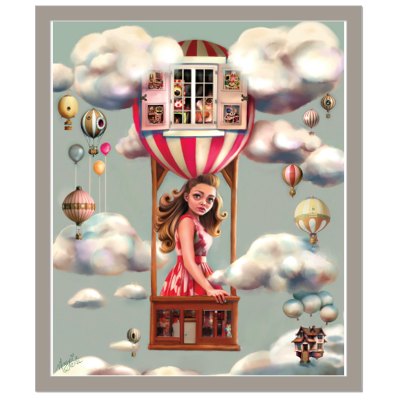 'Always getting carried away' Matted Fine Art Giclee Prints