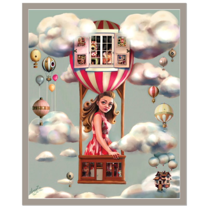 'Always getting carried away' Matted Fine Art Giclee Prints