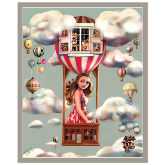 'Always getting carried away' Matted Fine Art Giclee Prints