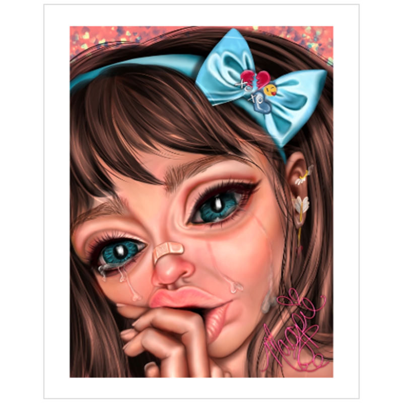 Suki's Love Story: Fine Art Giclee Print