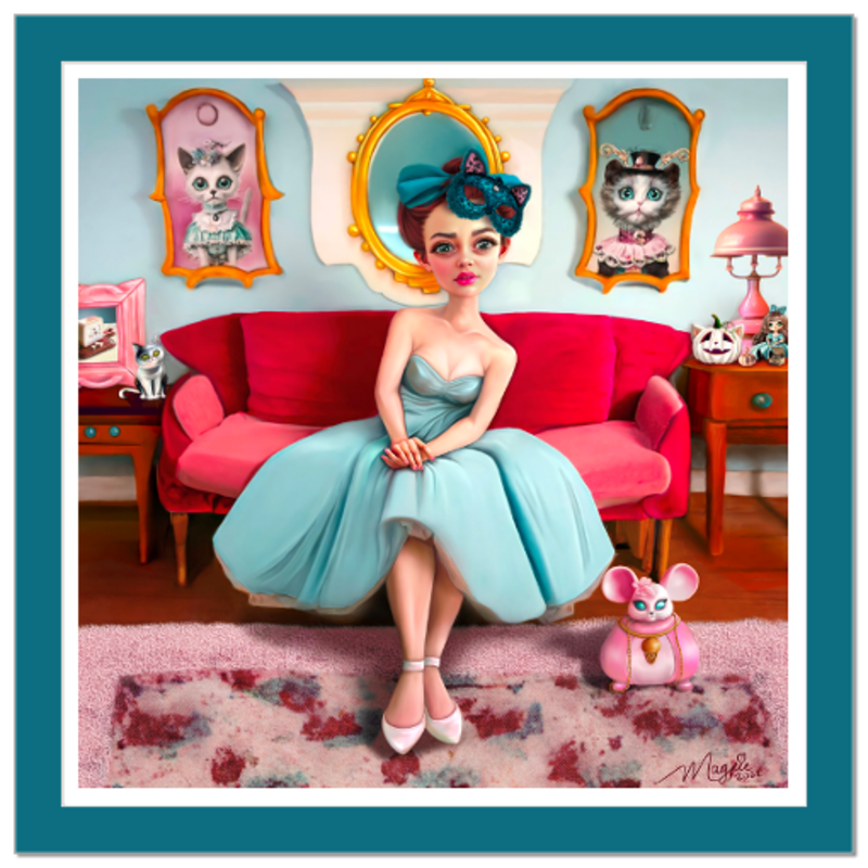 I'll be waiting: Fine Art Giclee Print