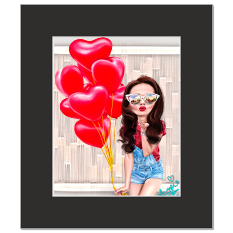 Mila's love story: Fine Art Giclee Print