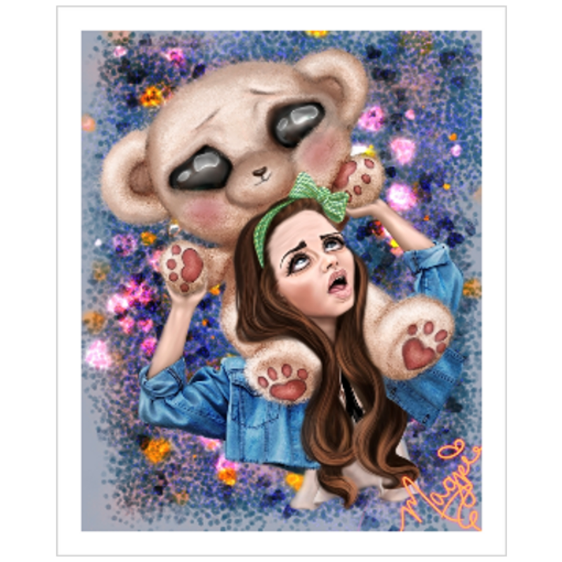 Winifred and Thaddeus' love story: Fine Art Giclee Print
