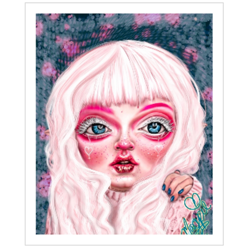 It's all in the makeup: Fine Art Giclee Print