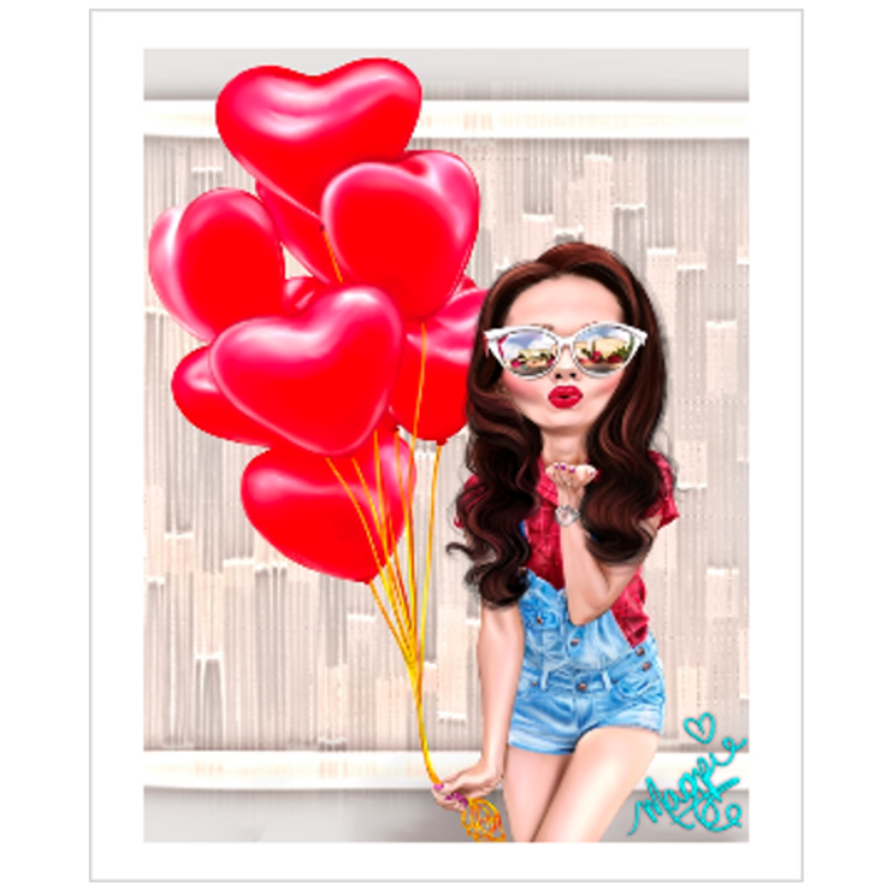 Mila's love story: Fine Art Giclee Print