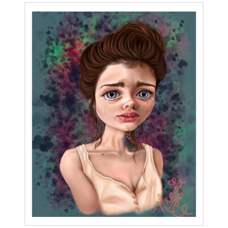 Phoebe's love story: Fine Art Giclee Print