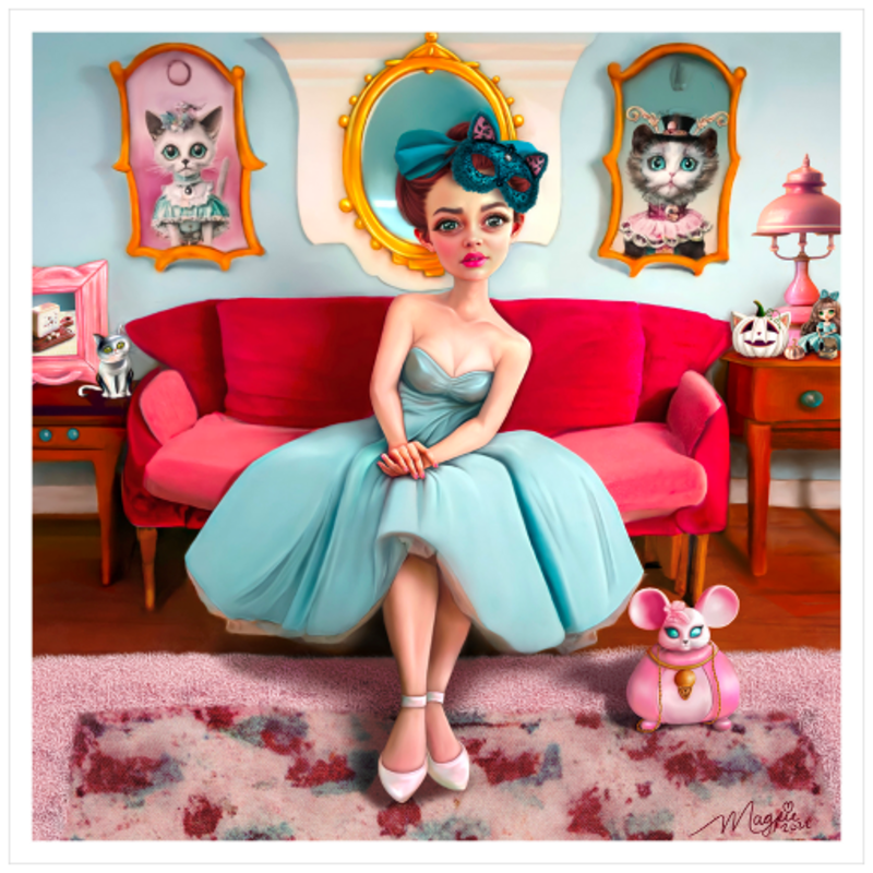 I'll be waiting: Fine Art Giclee Print