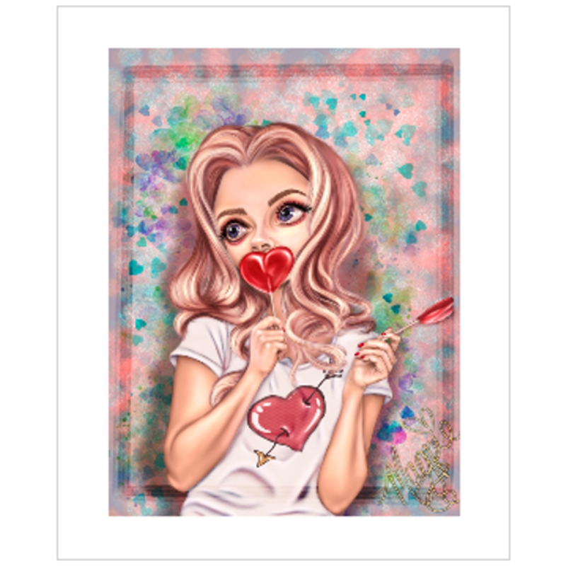 Rhyse's love story: Fine Art Giclee Print