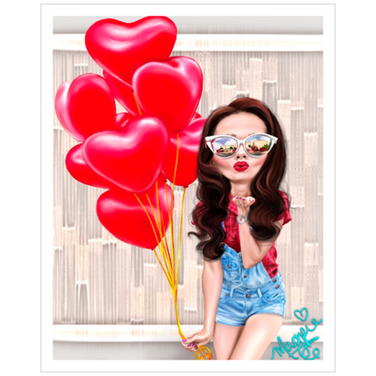 Mila's love story: Fine Art Giclee Print
