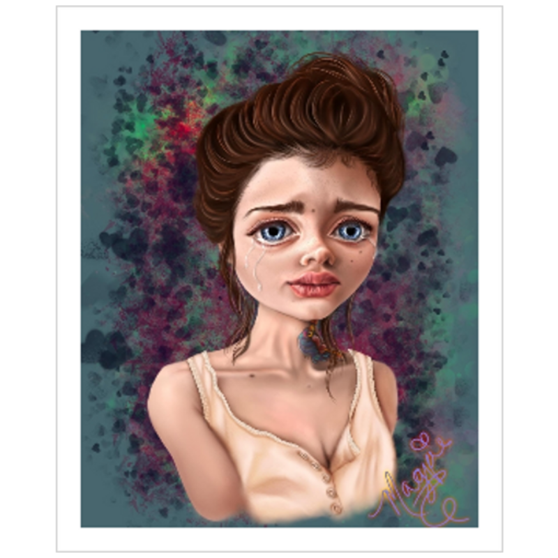 Phoebe's love story: Fine Art Giclee Print