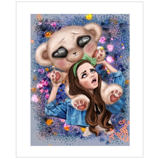 Winifred and Thaddeus' love story giclee print