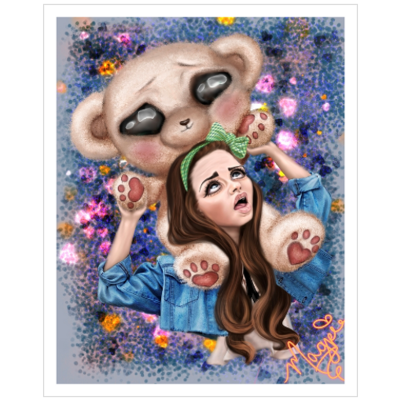 Winifred and Thaddeus' love story: Fine Art Giclee Print