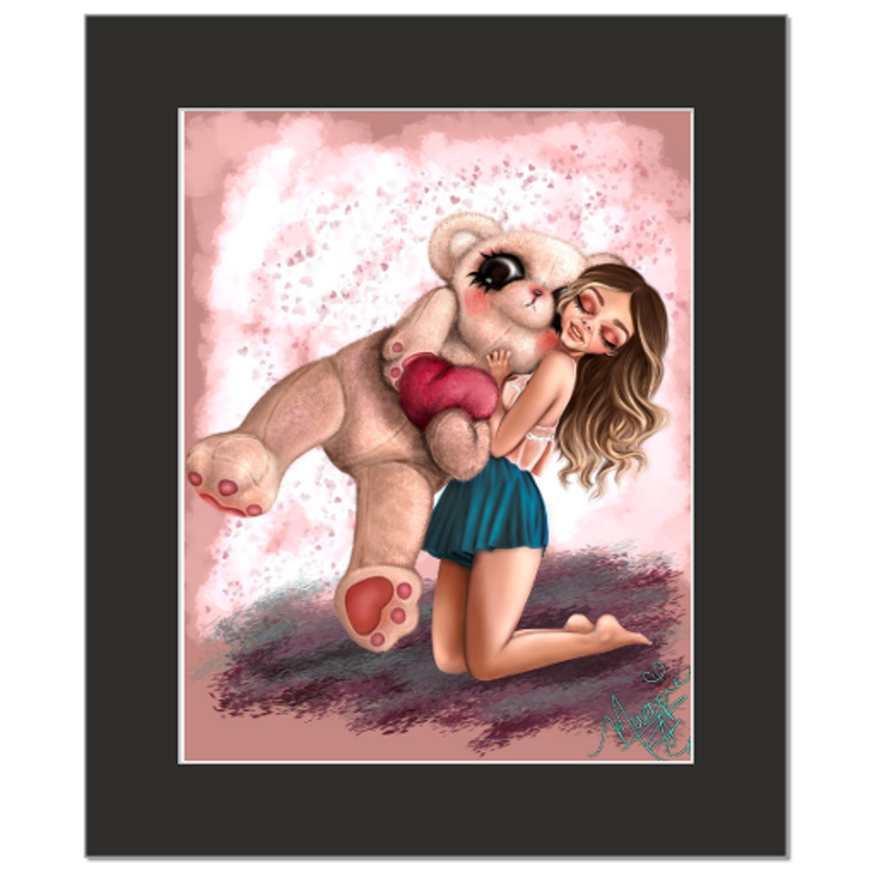 Amia & Winston's Love Story: Fine Art Giclee Print
