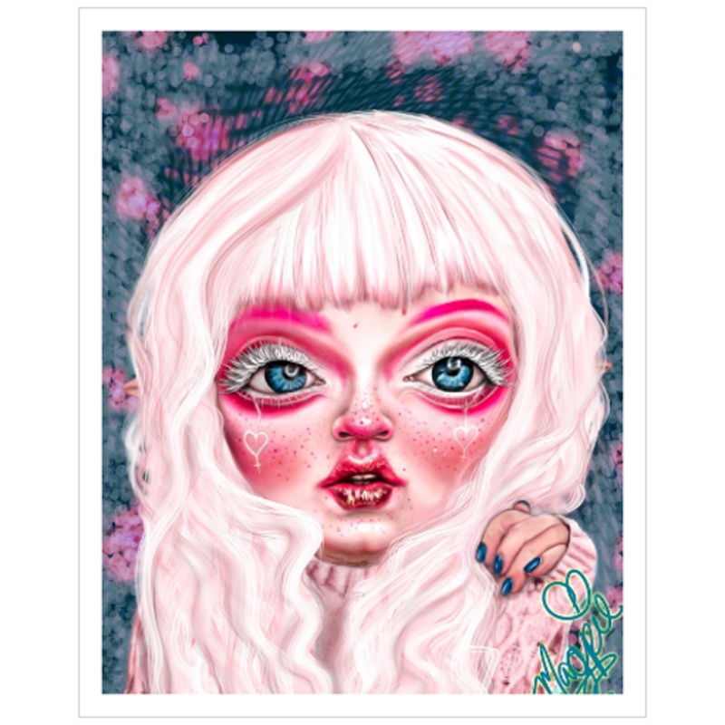 It's all in the makeup: Fine Art Giclee Print