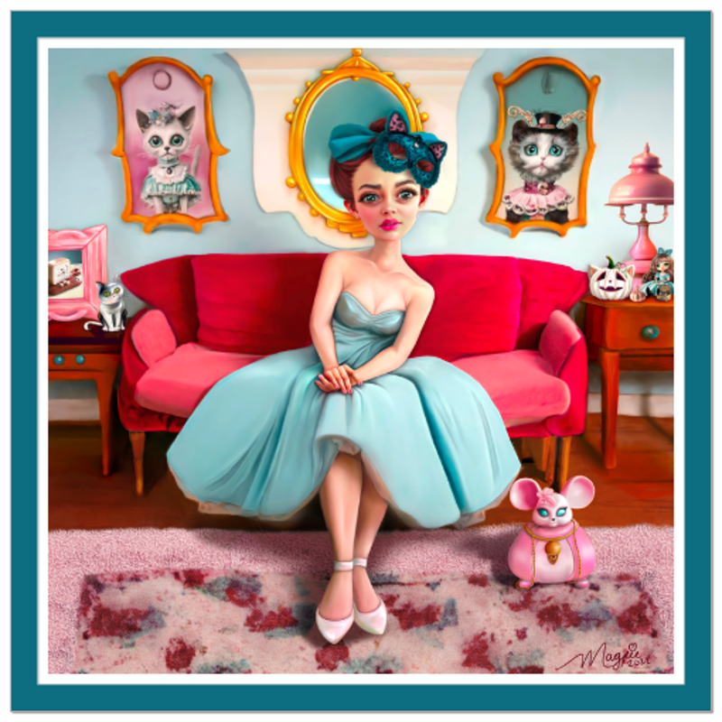 I'll be waiting: Fine Art Giclee Print