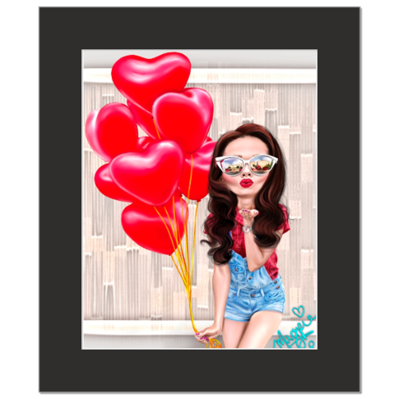 Mila's love story: Fine Art Giclee Print
