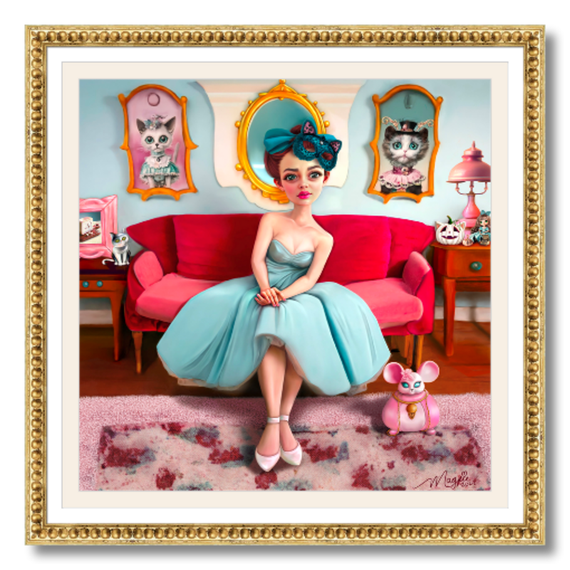 'I'll be waiting' FRAMED