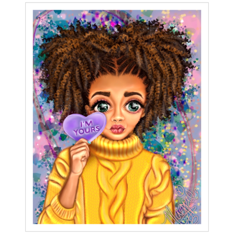 Lennon's Love Story: Fine Art Giclee Print