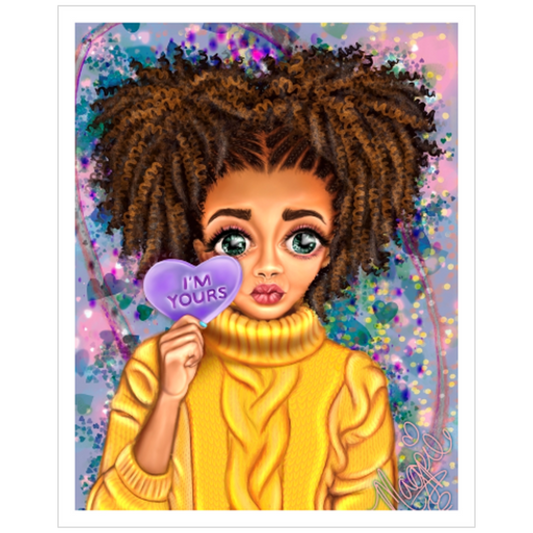 Lennon's Love Story: Fine Art Giclee Print