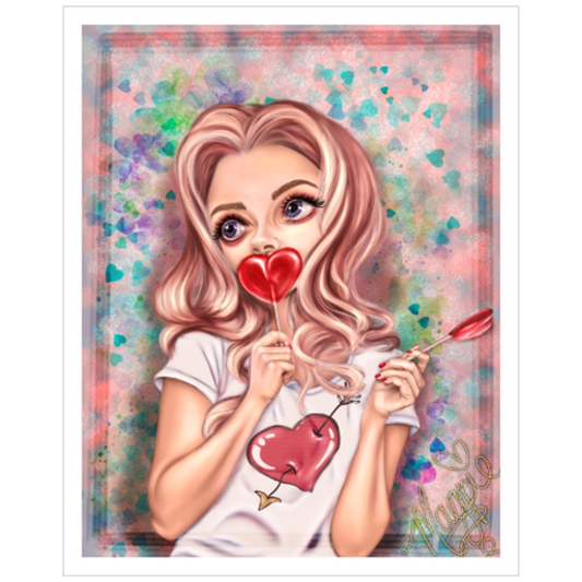 Rhyse's love story: Fine Art Giclee Print